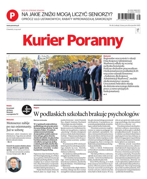 e-prasa: Kurier Poranny – e-wydanie – 181/2026