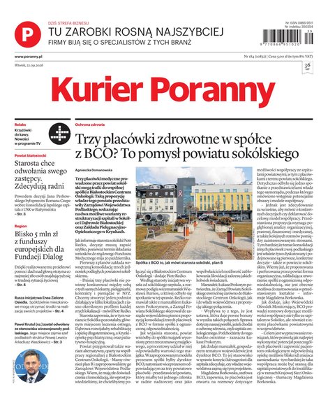 e-prasa: Kurier Poranny – e-wydanie – 184/2026