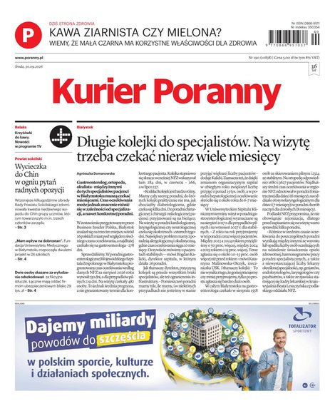 e-prasa: Kurier Poranny – e-wydanie – 190/2026