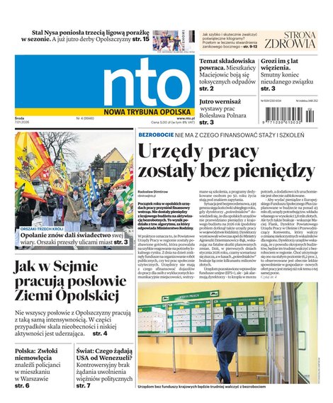 e-prasa: Nowa Trybuna Opolska – e-wydanie – 4/2026