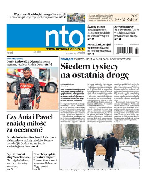 e-prasa: Nowa Trybuna Opolska – e-wydanie – 5/2026