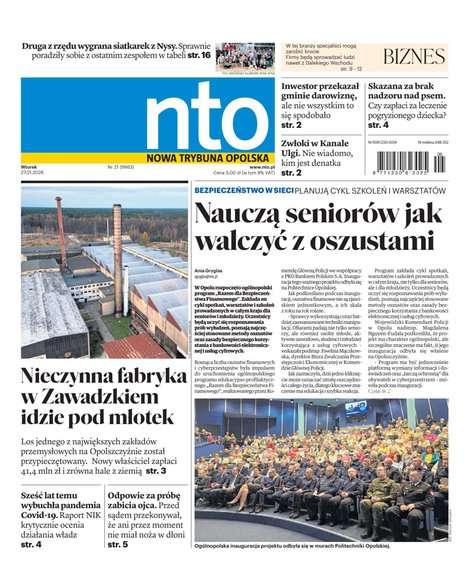 e-prasa: Nowa Trybuna Opolska – e-wydanie – 21/2026