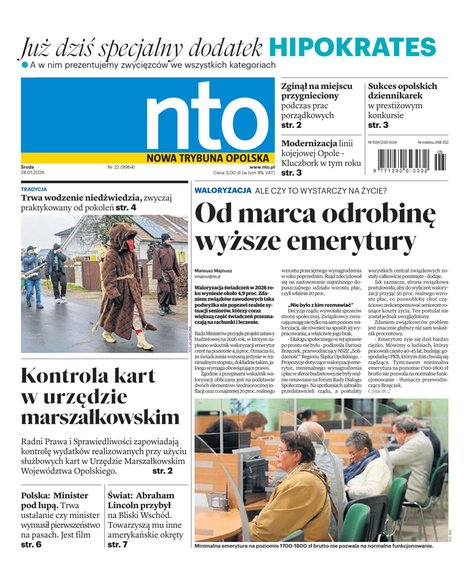 e-prasa: Nowa Trybuna Opolska – e-wydanie – 22/2026