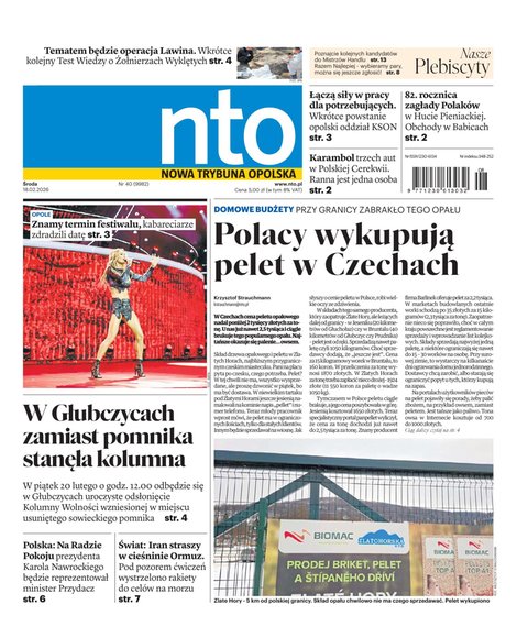 e-prasa: Nowa Trybuna Opolska – e-wydanie – 40/2026