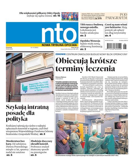 e-prasa: Nowa Trybuna Opolska – e-wydanie – 41/2026