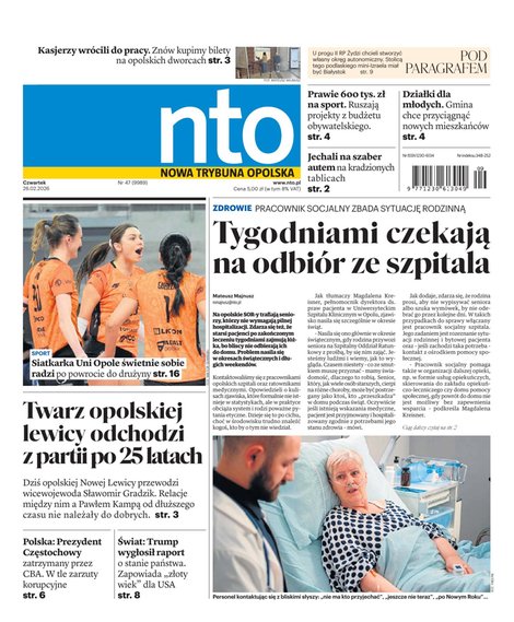 e-prasa: Nowa Trybuna Opolska – e-wydanie – 47/2026