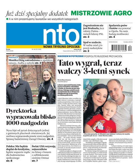 e-prasa: Nowa Trybuna Opolska – e-wydanie – 64/2026