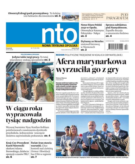 e-prasa: Nowa Trybuna Opolska – e-wydanie – 71/2026