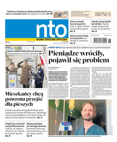 e-prasa: Nowa Trybuna Opolska – e-wydanie – 86/2026
