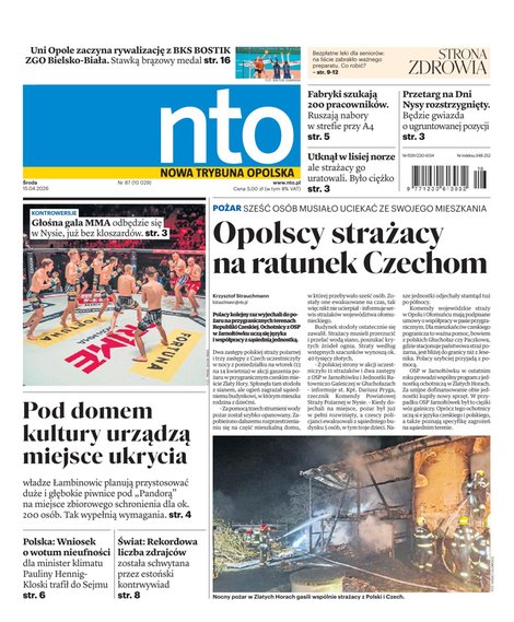 e-prasa: Nowa Trybuna Opolska – e-wydanie – 87/2026