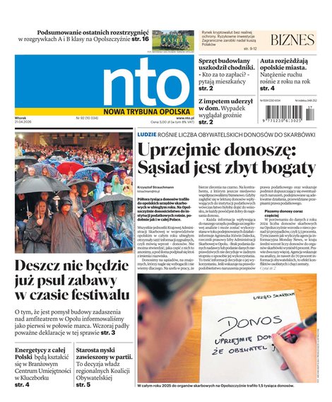 e-prasa: Nowa Trybuna Opolska – e-wydanie – 92/2026