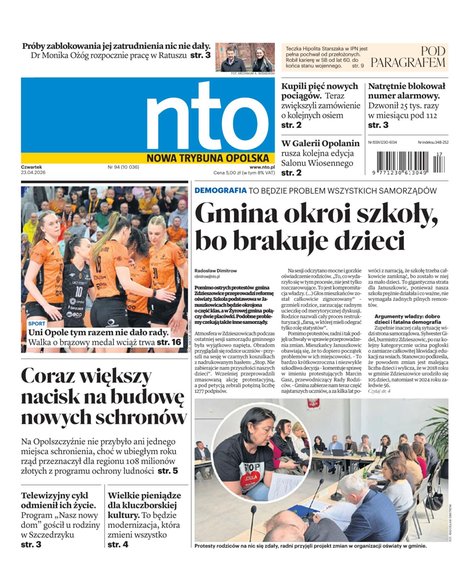e-prasa: Nowa Trybuna Opolska – e-wydanie – 94/2026
