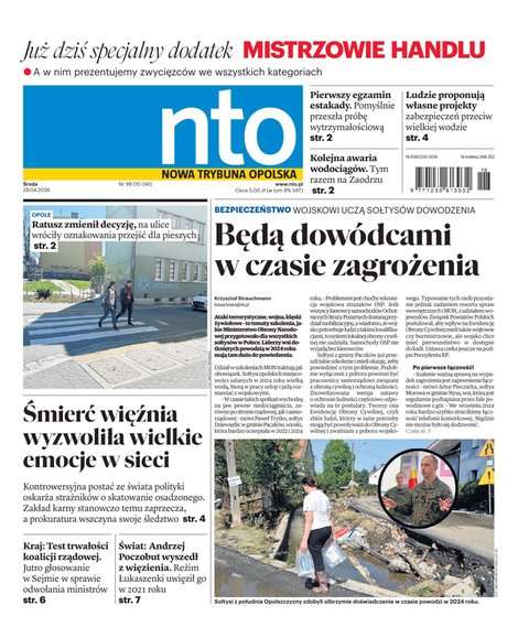 e-prasa: Nowa Trybuna Opolska – e-wydanie – 99/2026