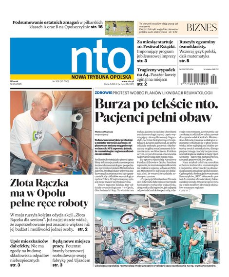 e-prasa: Nowa Trybuna Opolska – e-wydanie – 108/2026