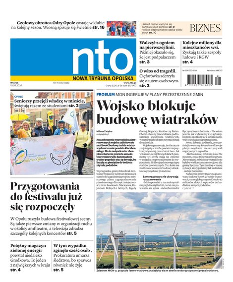 e-prasa: Nowa Trybuna Opolska – e-wydanie – 114/2026