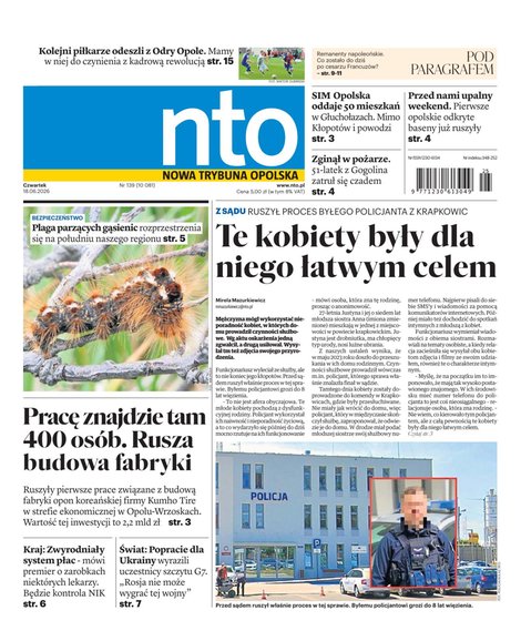 e-prasa: Nowa Trybuna Opolska – e-wydanie – 139/2026