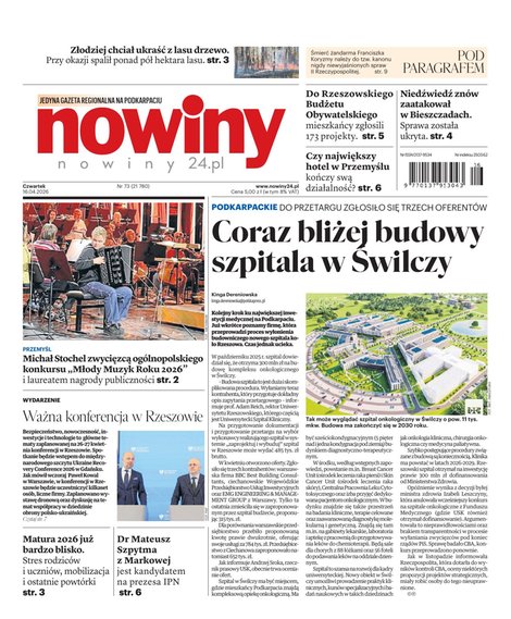 e-prasa: Nowiny – e-wydanie – 73/2026