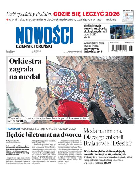 e-prasa: Nowości Dziennik Toruński – e-wydanie – 20/2026