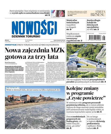 e-prasa: Nowości Dziennik Toruński – e-wydanie – 39/2026