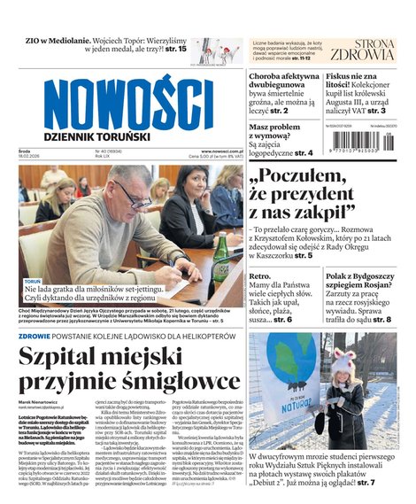 e-prasa: Nowości Dziennik Toruński – e-wydanie – 40/2026