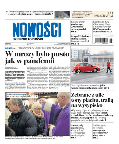 e-prasa: Nowości Dziennik Toruński – e-wydanie – 41/2026