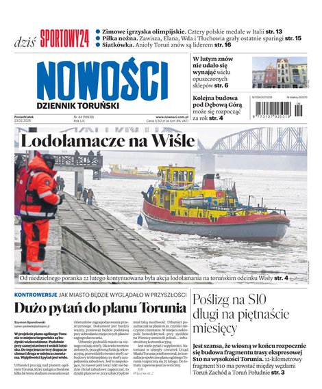 e-prasa: Nowości Dziennik Toruński – e-wydanie – 44/2026