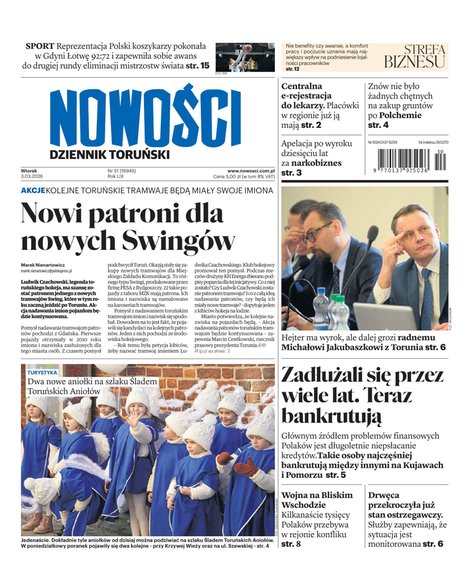 e-prasa: Nowości Dziennik Toruński – e-wydanie – 51/2026