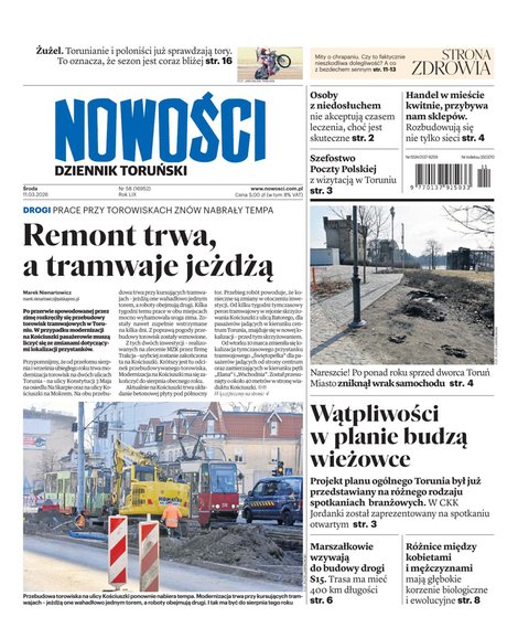 e-prasa: Nowości Dziennik Toruński – e-wydanie – 58/2026