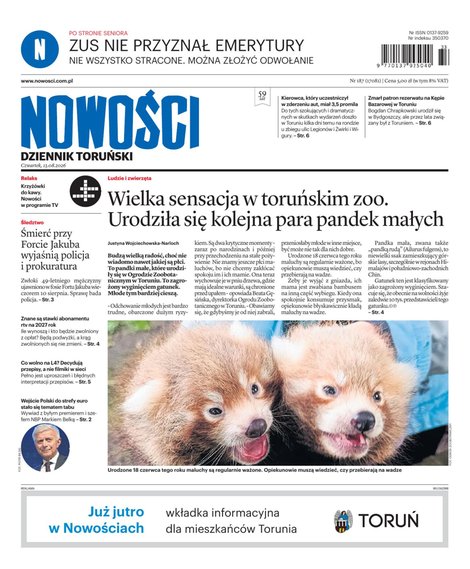 e-prasa: Nowości Dziennik Toruński – e-wydanie – 187/2026