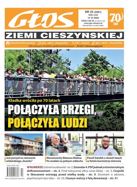 e-prasa: Głos Ziemi Cieszyńskiej – e-wydania – 23/2026
