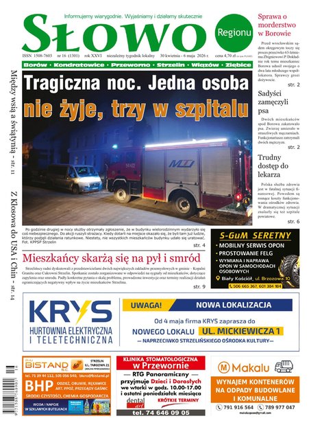e-prasa: Słowo Regionu Strzelińskiego – e-wydawnia – 16/2026