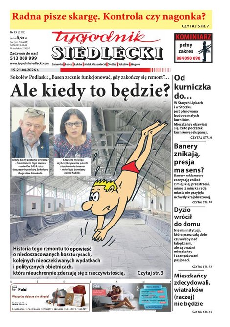 e-prasa: Tygodnik Siedlecki – e-wydania – 15/2026