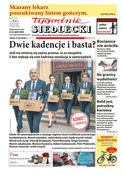 e-prasa: Tygodnik Siedlecki – e-wydania – 17/2026