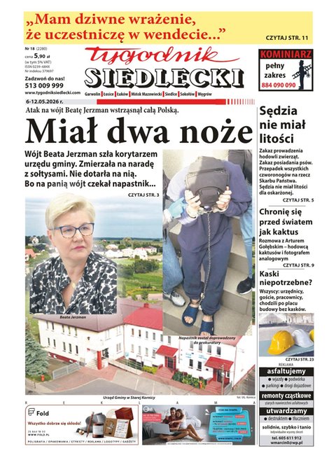 e-prasa: Tygodnik Siedlecki – e-wydania – 18/2026