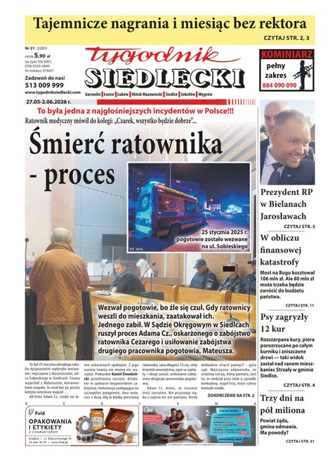 e-prasa: Tygodnik Siedlecki – e-wydania – 21/2026