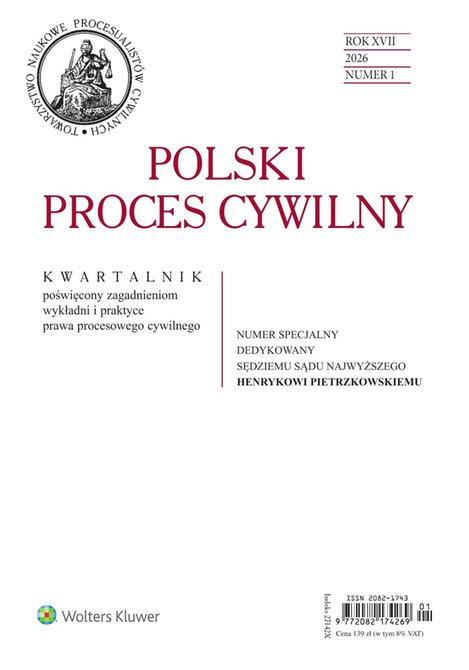 e-prasa: Polski Proces Cywilny – e-wydanie – 1/2026