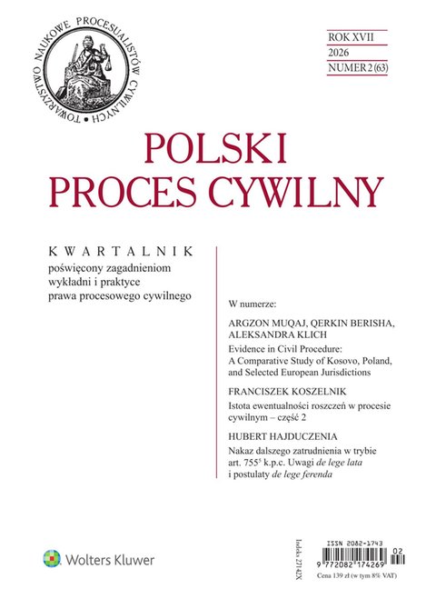 e-prasa: Polski Proces Cywilny – e-wydanie – 2/2026