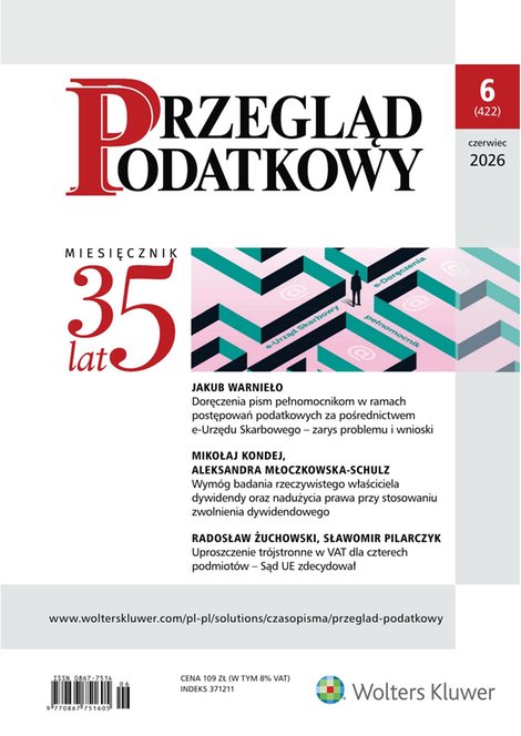 e-prasa: Przegląd Podatkowy – e-wydanie – 6/2026