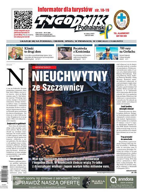 e-prasa: Tygodnik Podhalański – e-wydanie – 41/2026