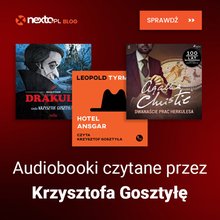 Audiobooki czytane przez Krzysztofa Gosztyłę
